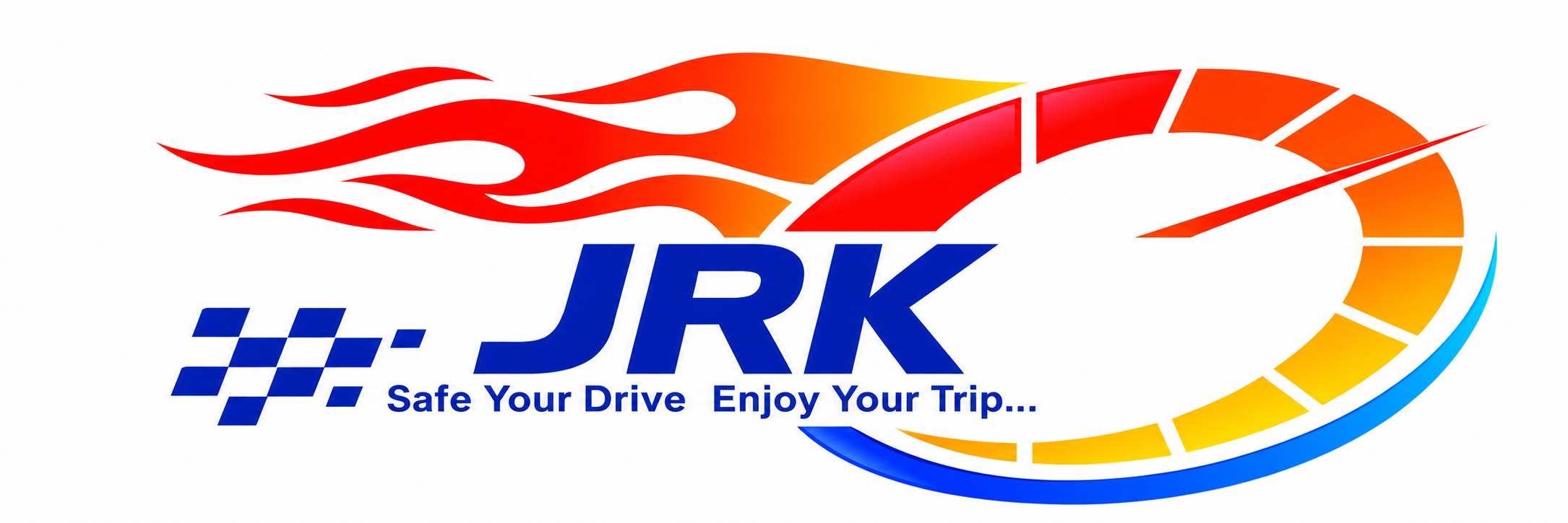 JRK original racing flame logo on white
